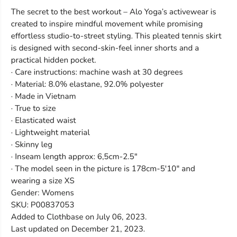 Alo Yoga Bubblegum Pink Pleated Tennis Skirt